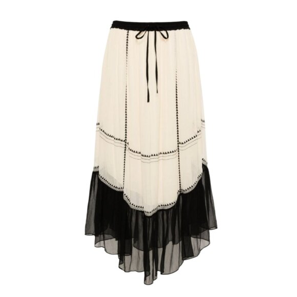 Ulla Johnson Dresses & Skirts - Ulla Johnson Cream and Black Maxi Skirt